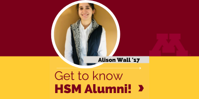CCAPS Alumnae Allison Wall, HSM, '17
